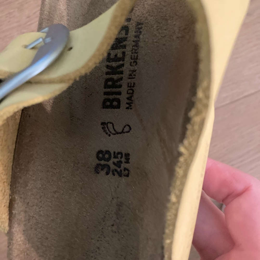 Birkenstock big buckle gizeh leather 38 reg - Picture 4 of 6